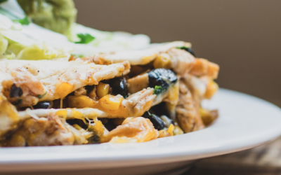 Black Bean and Corn Double Deckers