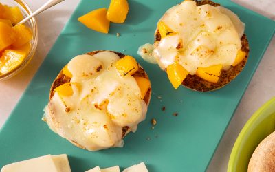 Grilled Cheese/Peach Sandwich