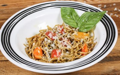 Pesto Pasta / Tri-color Tomatoes