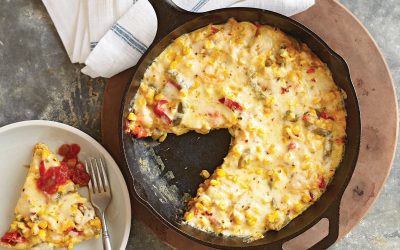 Quick Corn & Pepper Jack Frittata